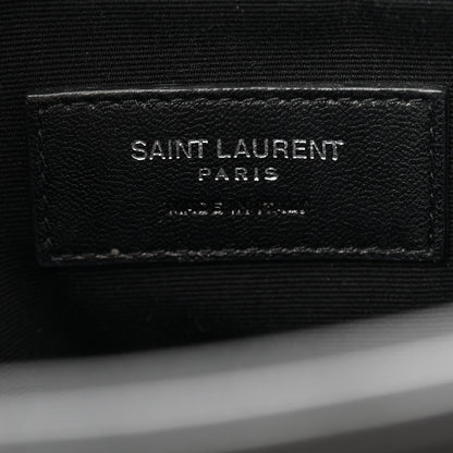 Saint Laurent Calfskin Y Quilted Monogram Loulou Document Holder Black 11 of 25