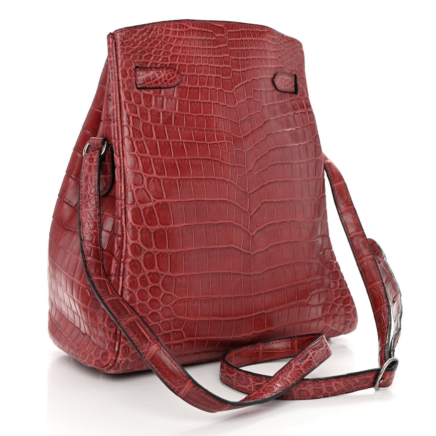 Niloticus Crocodile Kelly Sport 26 Rouge H