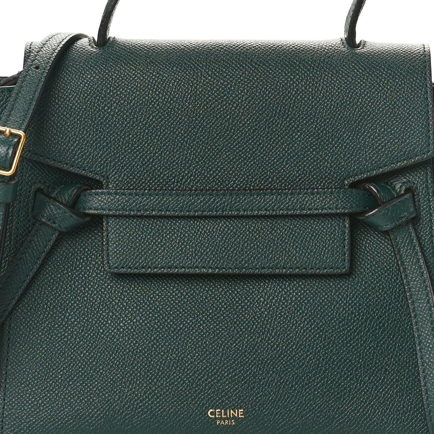 Grained Calfskin Nano Belt Bag Amazone