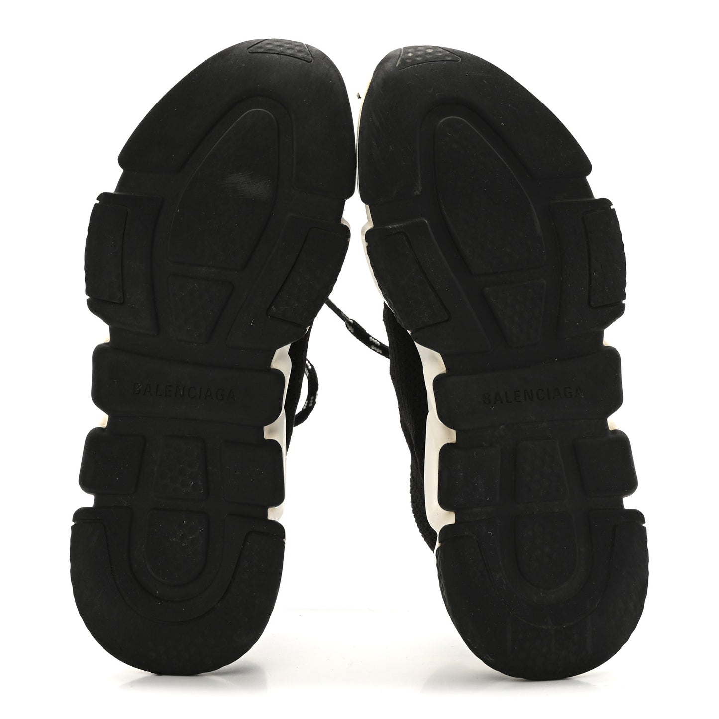 Recycled Knit Bi-Color Sole Womens Speed Lace Up Sneakers 39 Black White