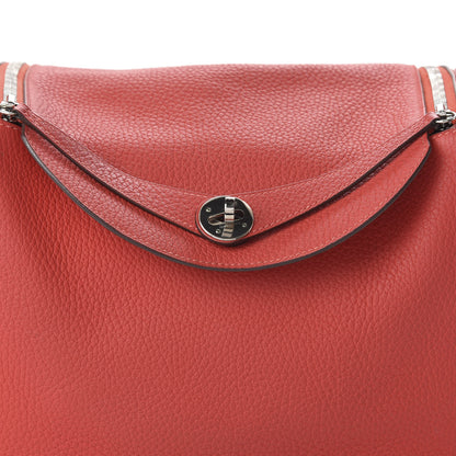 Hermes Taurillon Clemence Lindy 30 Rose Jaipur 9 of 9