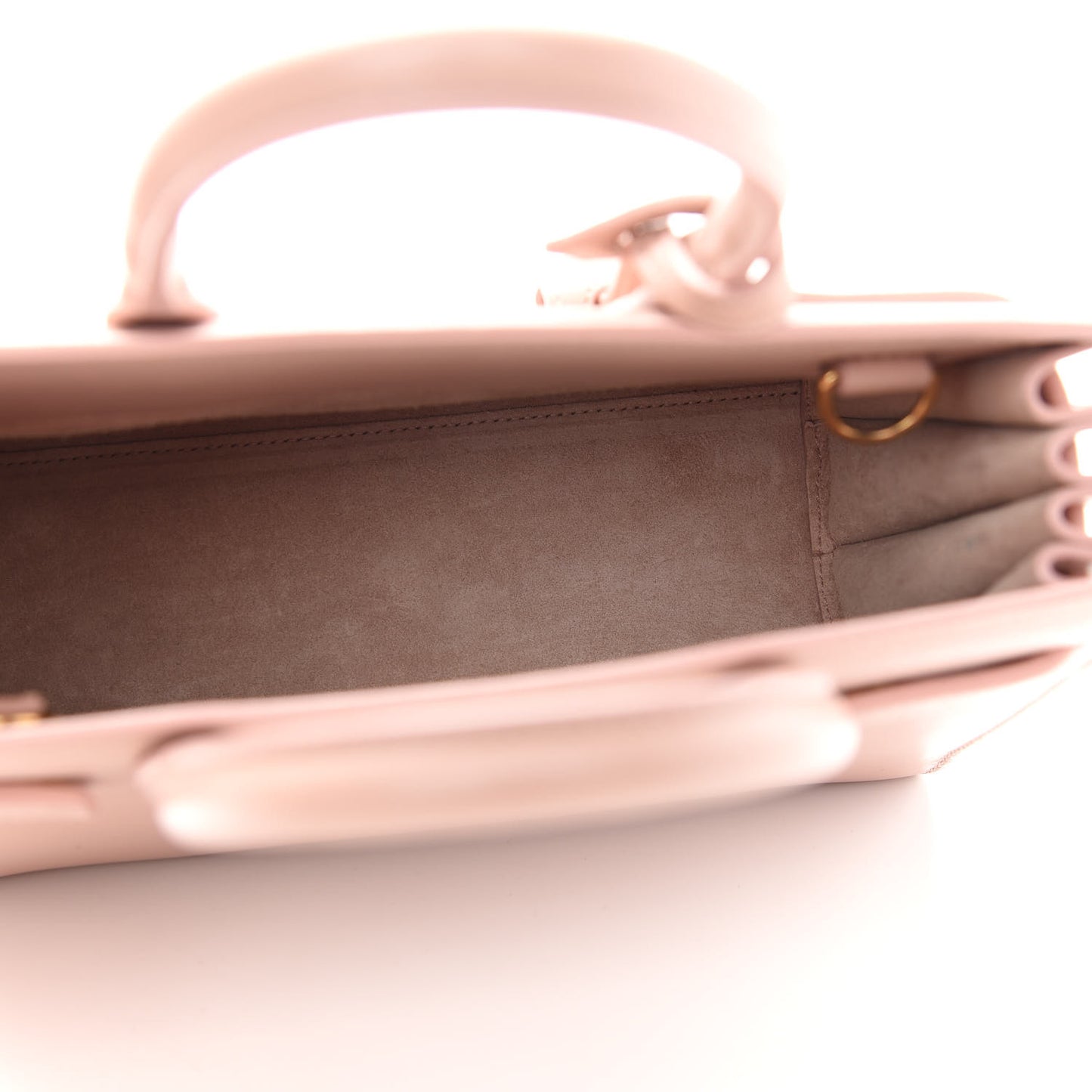 Calfskin Nano Sac De Jour Pale Pink