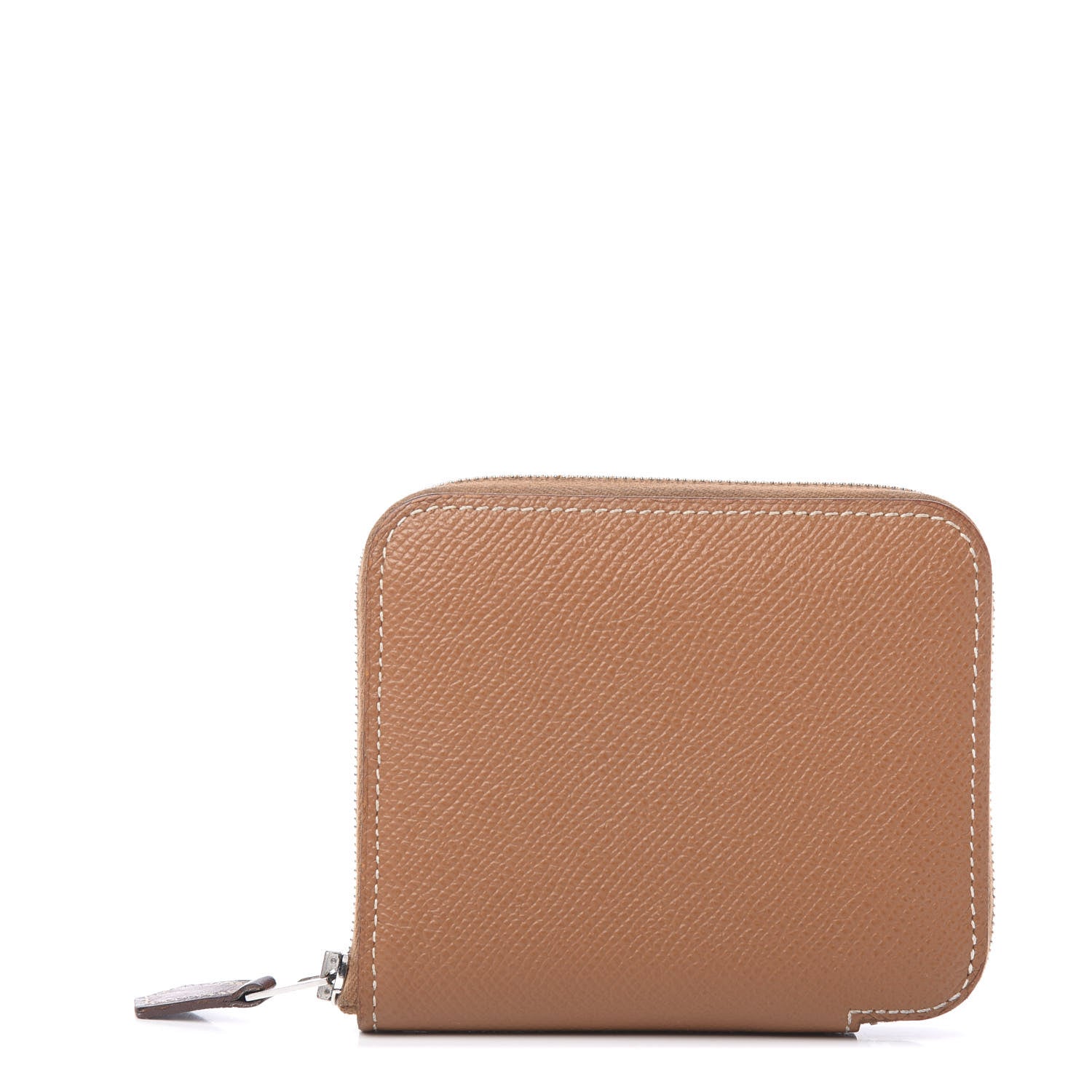 Hermes Epsom Silk'in Compact Wallet Gold 1 of 6