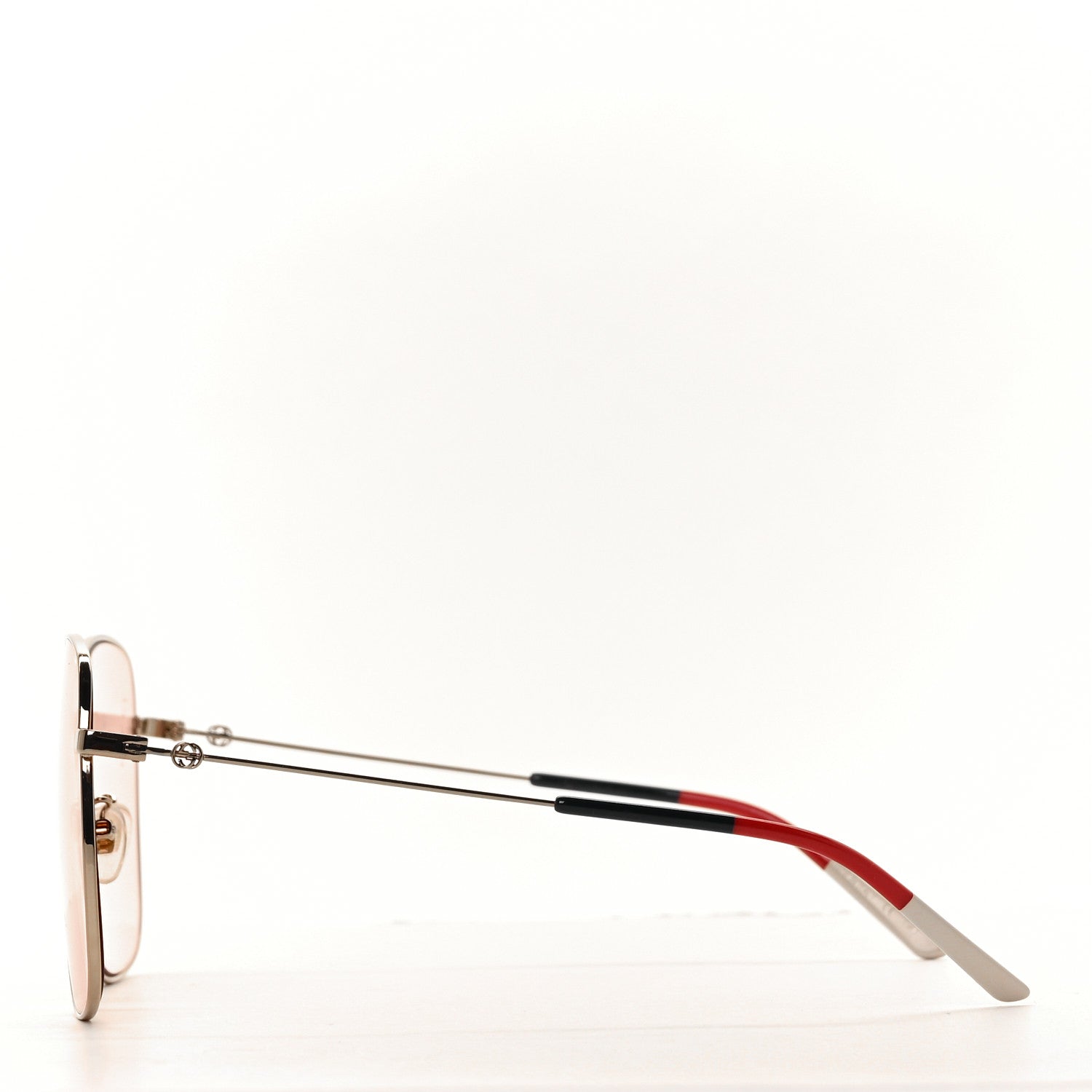 Gucci Rectangular Frame Interlocking G Sunglasses GG0394S Pink 3 of 8