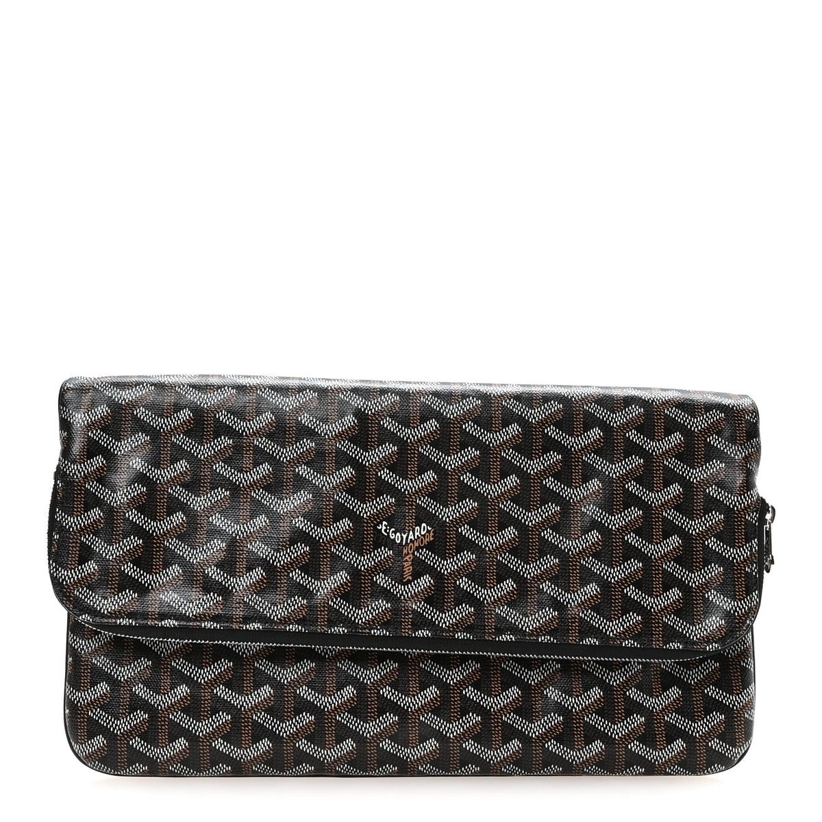 Goyard Goyardine Sainte Marie Soft Clutch Black 1 of 8