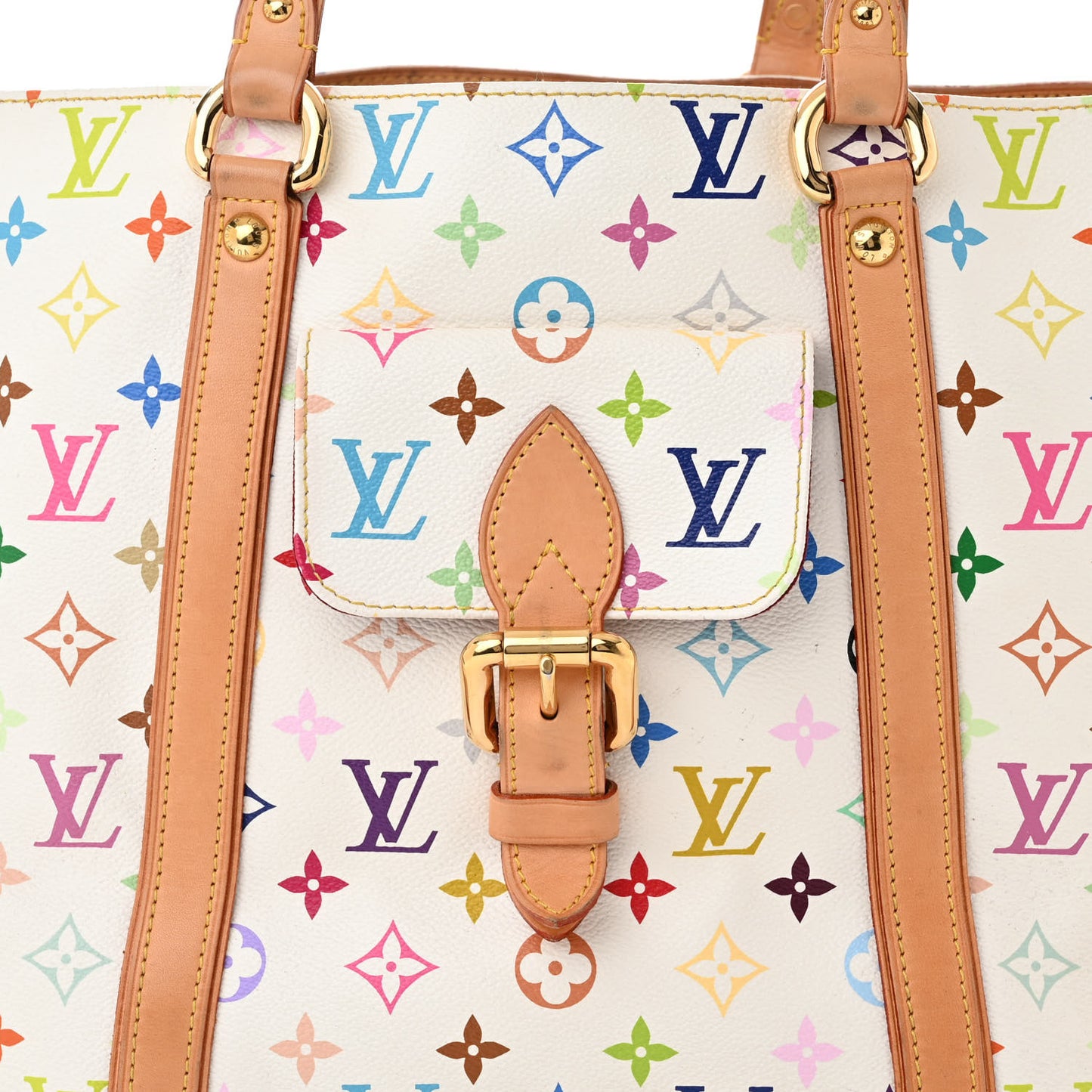 Monogram Multicolor Aurelia GM White