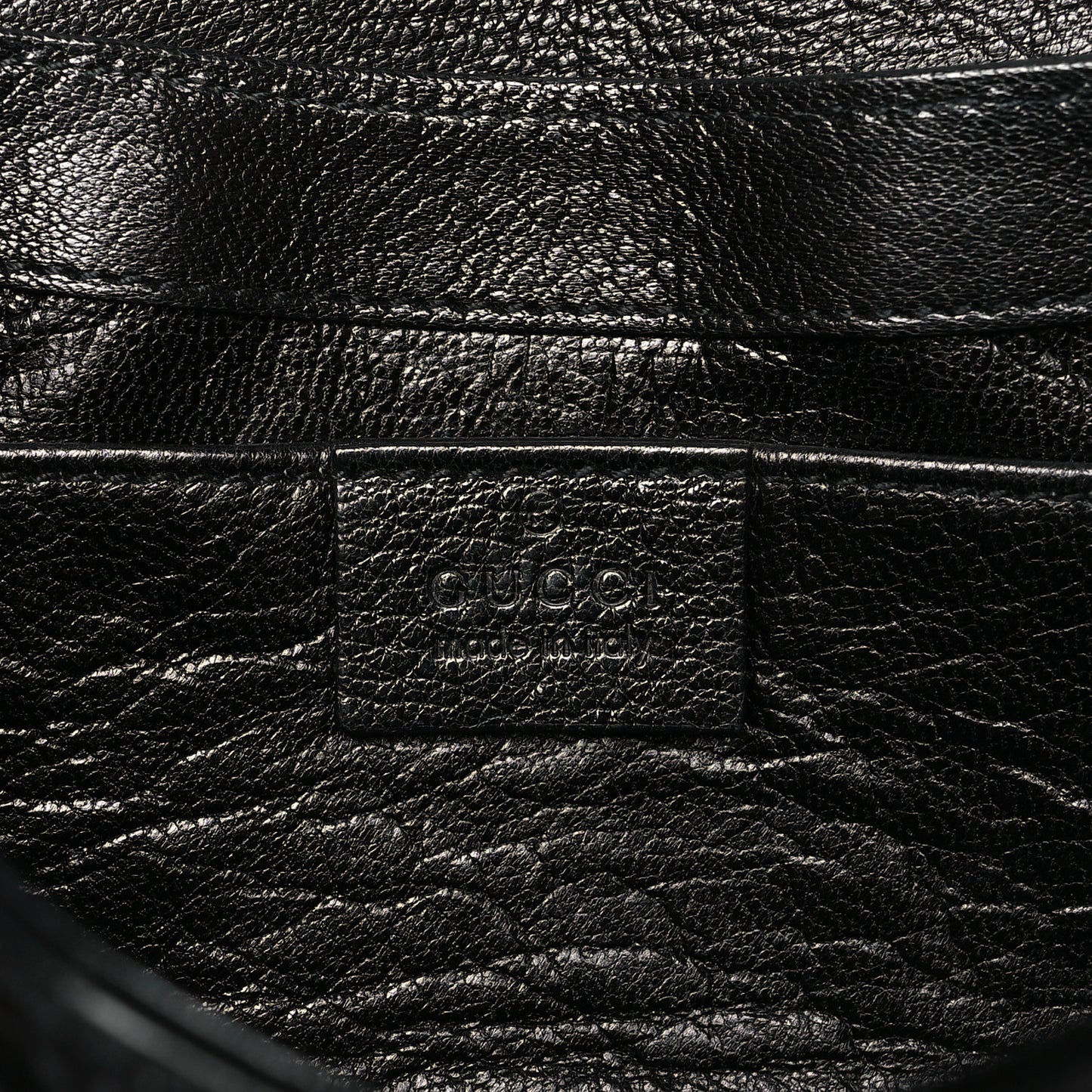 Goatskin Patent Horsebit Chain Clutch  Black