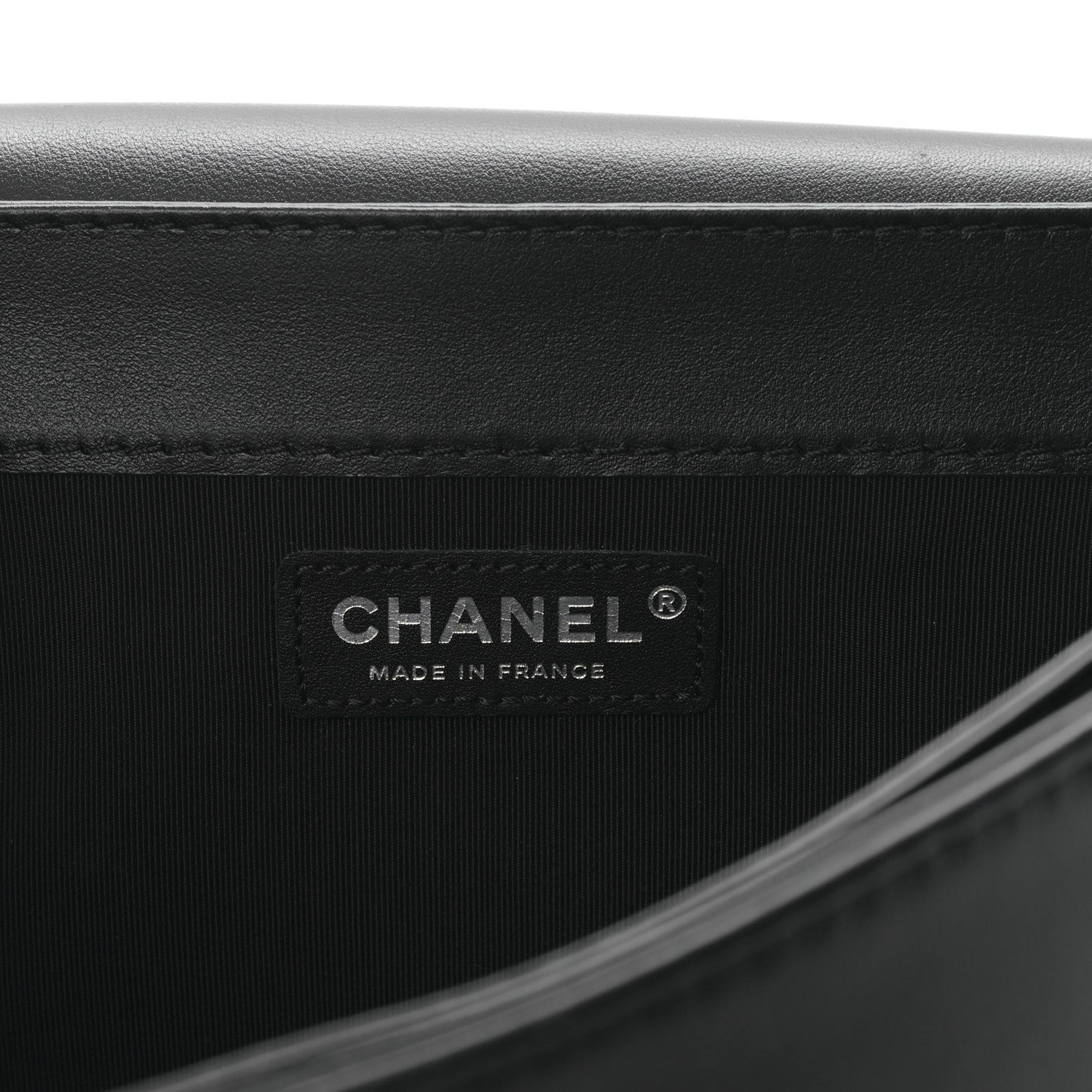 Chanel Calfskin Enchained New Medium Boy Flap Black 5 of 9