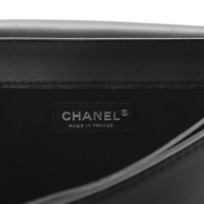 Chanel Calfskin Enchained New Medium Boy Flap Black 5 of 9