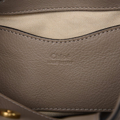 Chloe Suede Calfskin Small Owen Bucket Bag Motty Grey 7 of 7