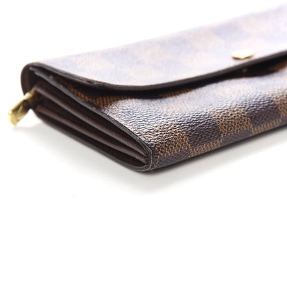 Louis Vuitton Damier Ebene Sarah Wallet 8 of 9