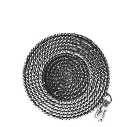 David Yurman Sterling Silver Diamond Large Cable Coil Pendant 3 of 3