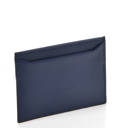 Prada Saffiano Metal Card Case Bleuette 3 of 8