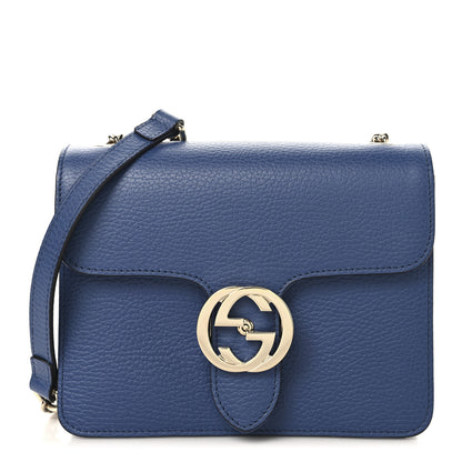 Gucci Dollar Calfskin Small Interlocking G Shoulder Bag Caspian 1 of 11