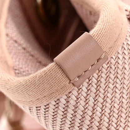 Chanel Mixed Fibers Calfskin Small Deauville Tote Rose Pink 12 of 12