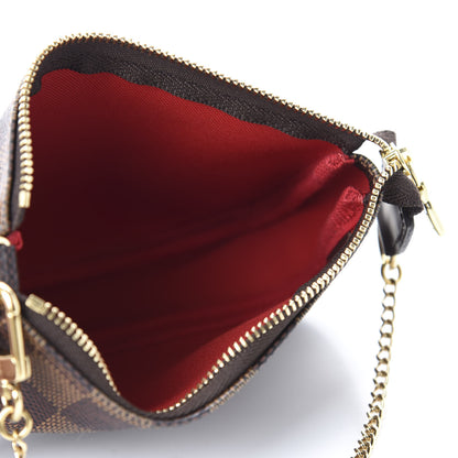 Louis Vuitton Damier Ebene Mini Pochette Accessories 5 of 8