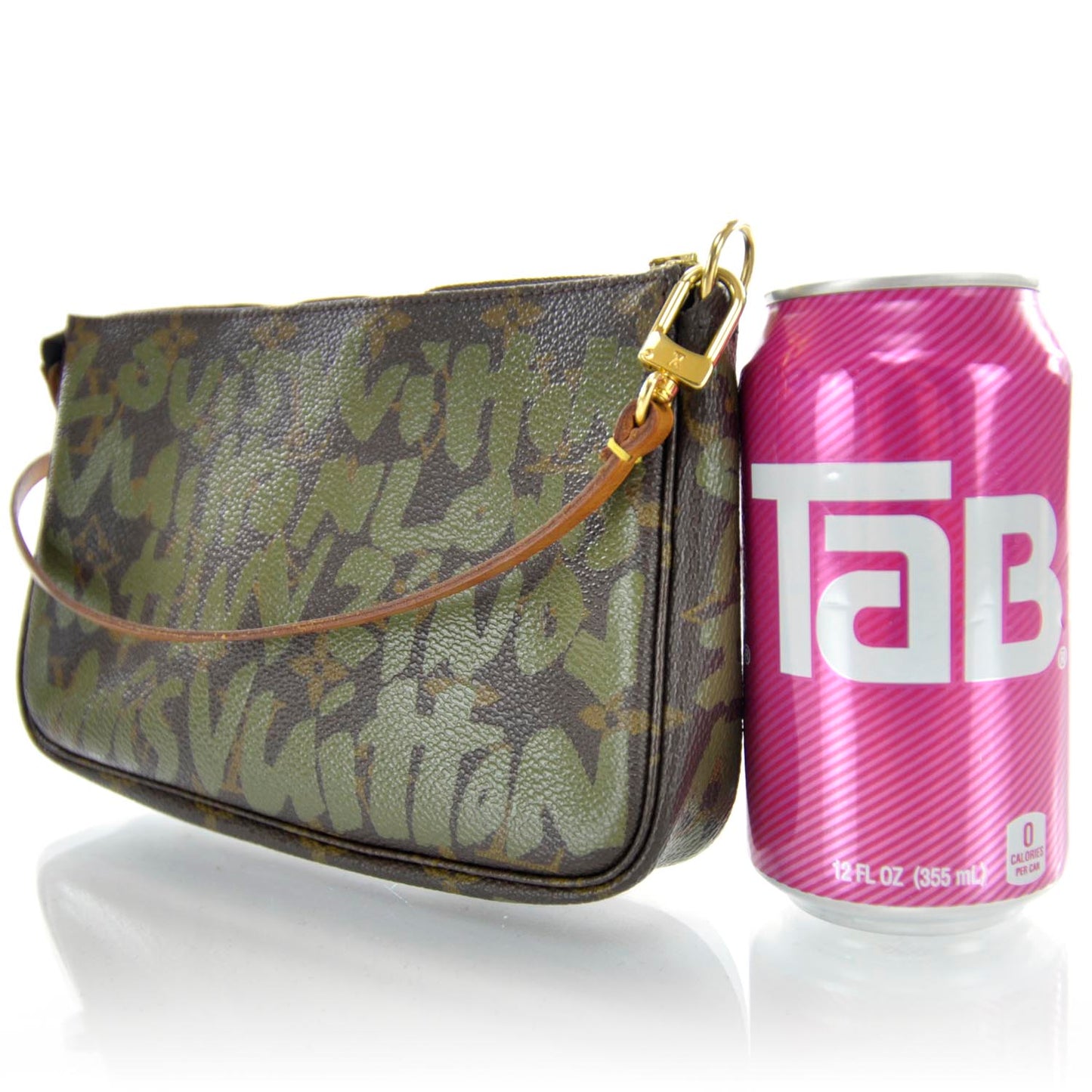 Monogram Graffiti Pochette Accessories Kaki