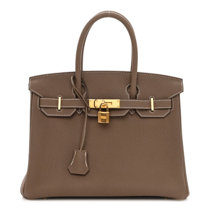 Hermes Togo Birkin 30 Etoupe 1 of 10