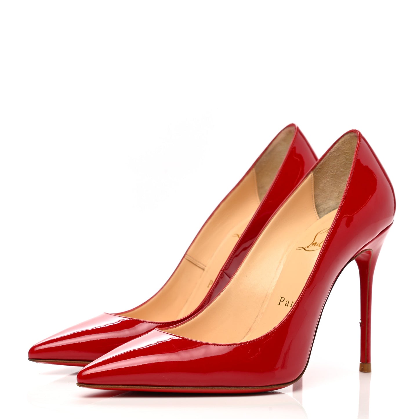 Patent Decollete 554 100 Pumps 36.5 Loubi Red