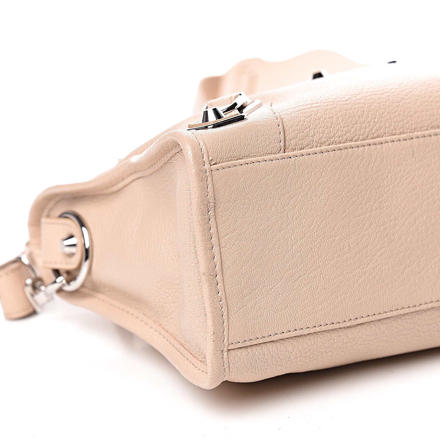 Balenciaga Chevre Silver Metallic Edge Hardware S City Tapioca 15 of 19