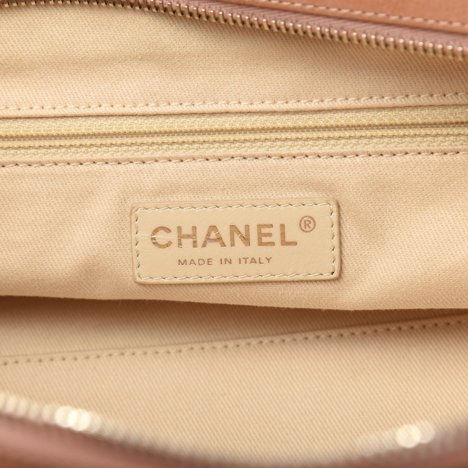 Chanel Iridescent Calfskin Chic Quilt Bowling Bag Dark Beige 6 of 13