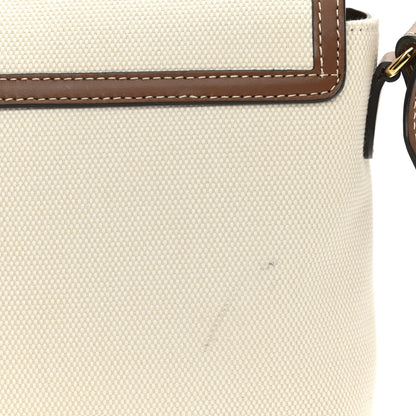 Burberry Canvas Horseferry Print Note Crossbody Bag Natural Tan 12 of 12