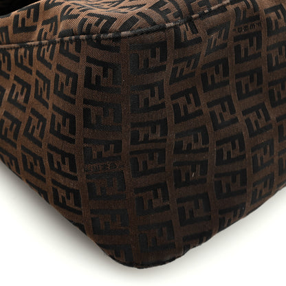 Fendi Zucchino Vitello Mama Baguette Black Moro 8 of 9