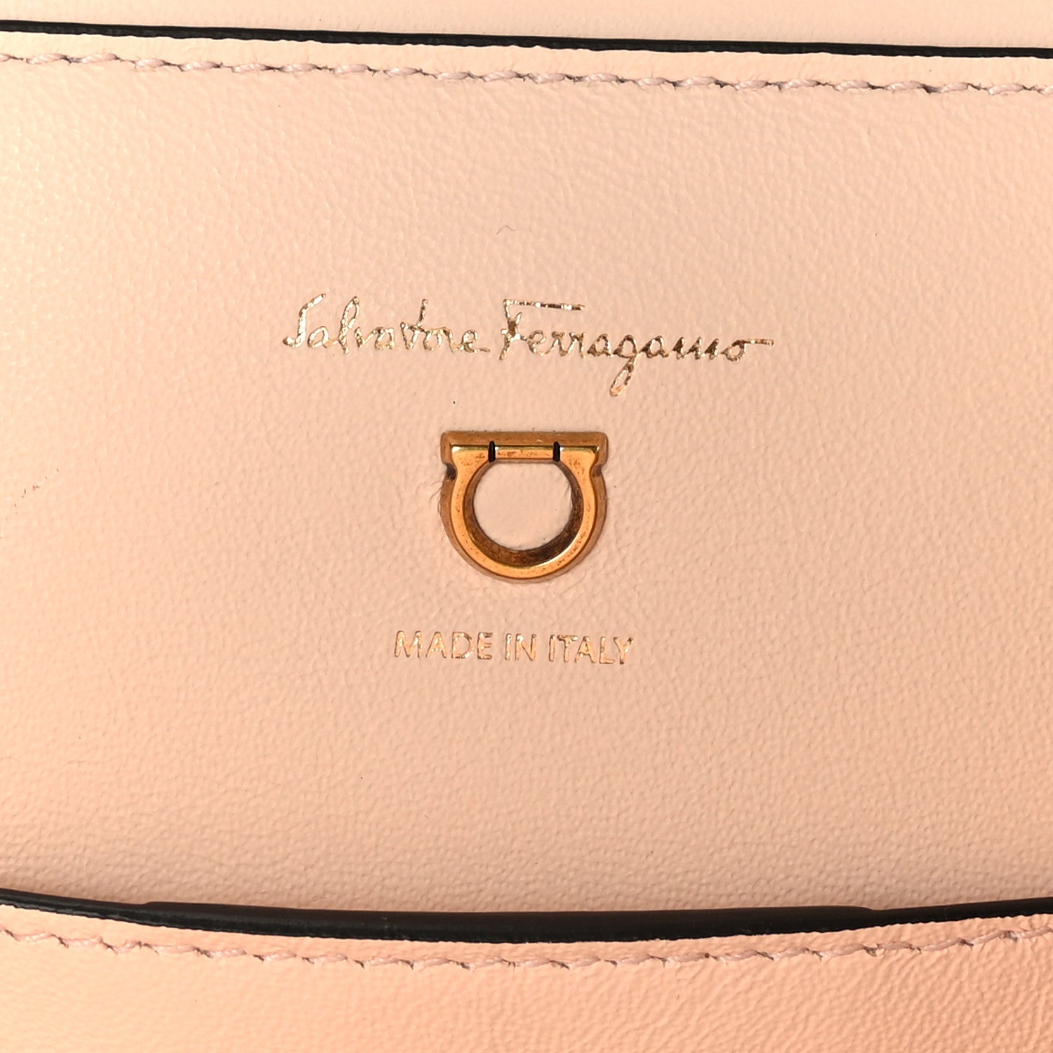 Salvatore Ferragamo Calfskin Trifolio Pinktuck Top Handle Bag Pink Lemonade 6 of 8