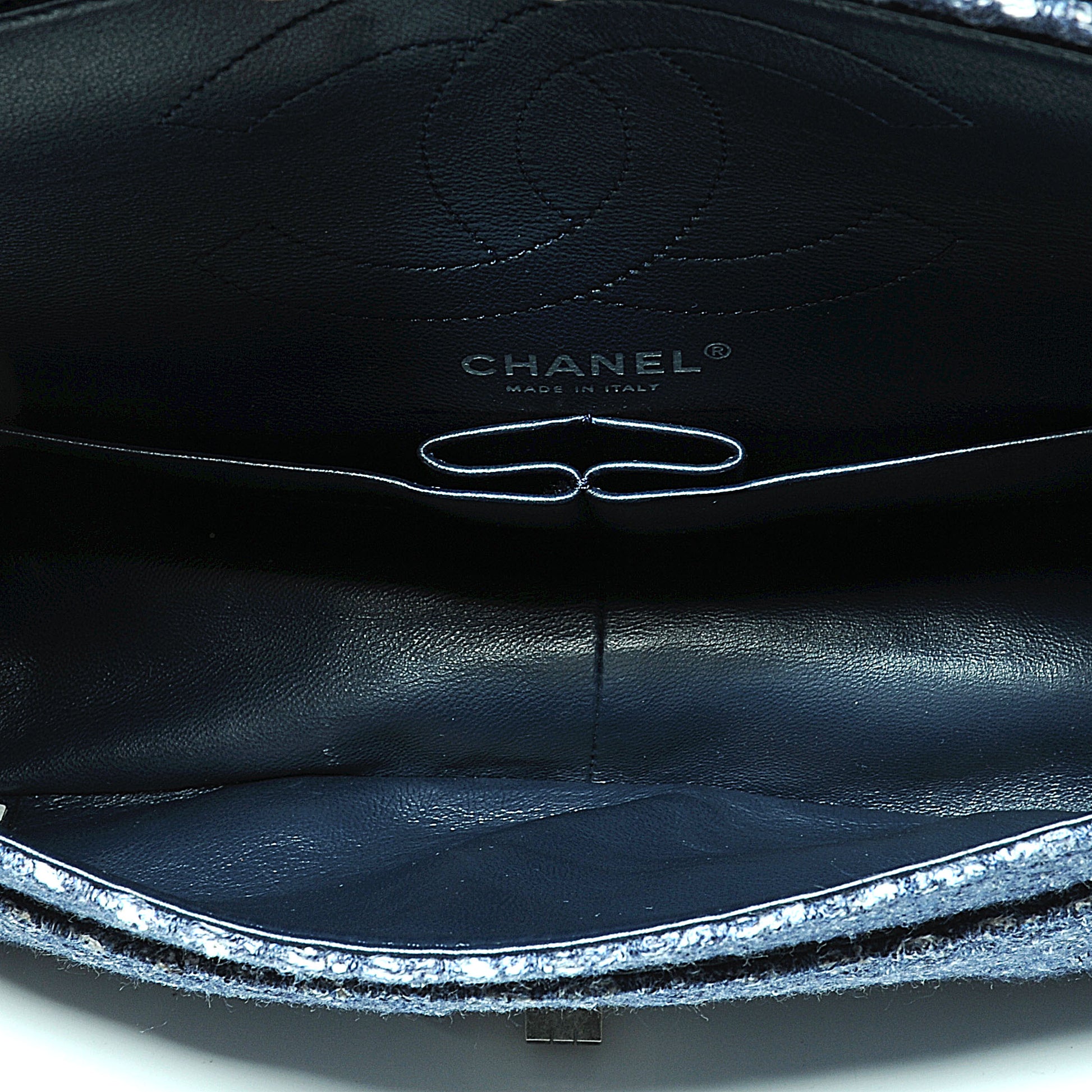 Chanel Tweed 2.55 Reissue 226 Flap Blue 5 of 8