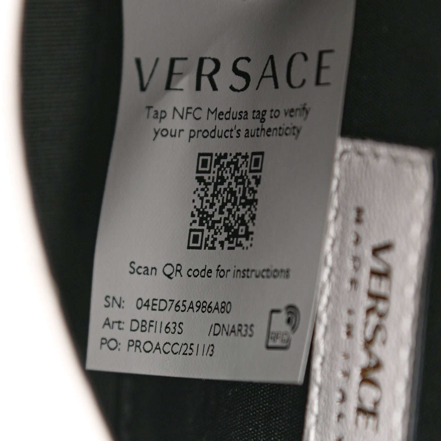 Versace Nappa Quilted Small Medusa Chain Crossbody White 7 of 10