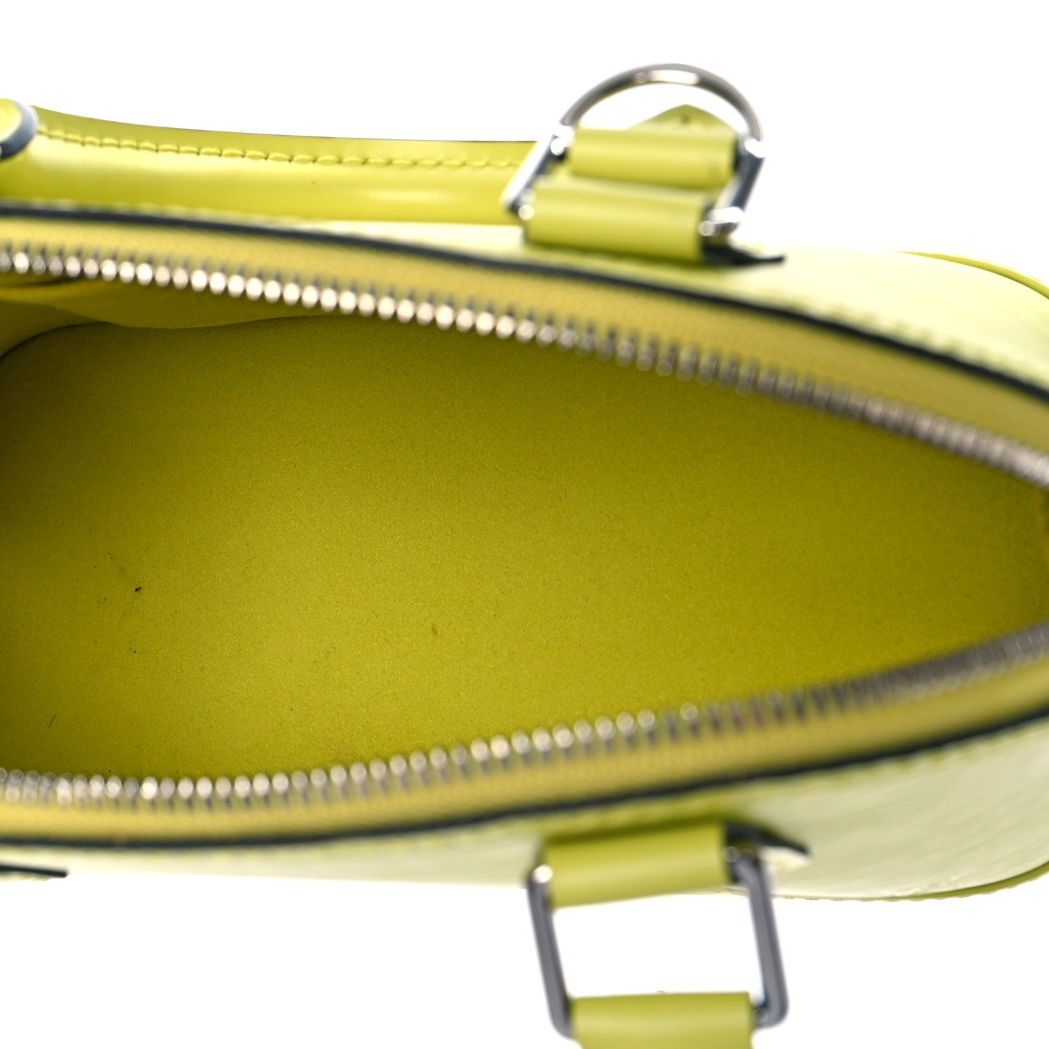 Louis Vuitton Epi Jacquard Alma BB Yellow Citron 5 of 8