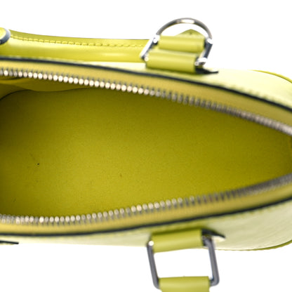 Louis Vuitton Epi Jacquard Alma BB Yellow Citron 5 of 8