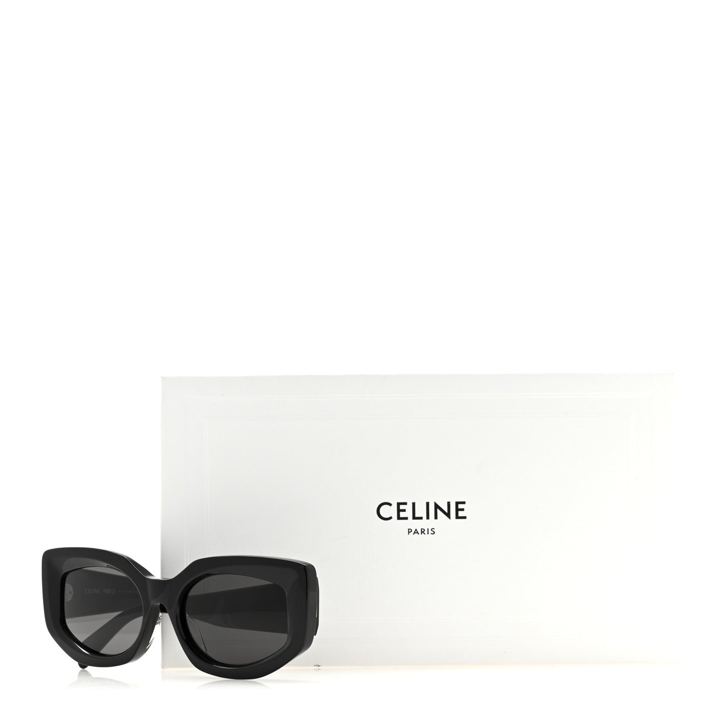 Acetate Bold 3 Dots Sunglasses CL40277F Black