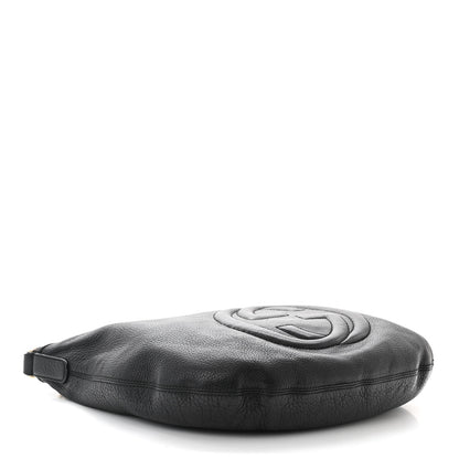Gucci Pebbled Calfskin Medium Soho Hobo Black 4 of 12