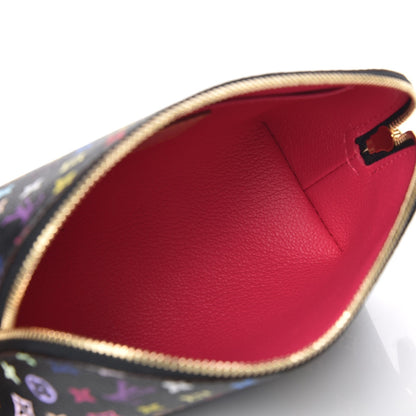 Louis Vuitton Monogram Multicolor Cosmetic Pouch Black Grenade 5 of 8