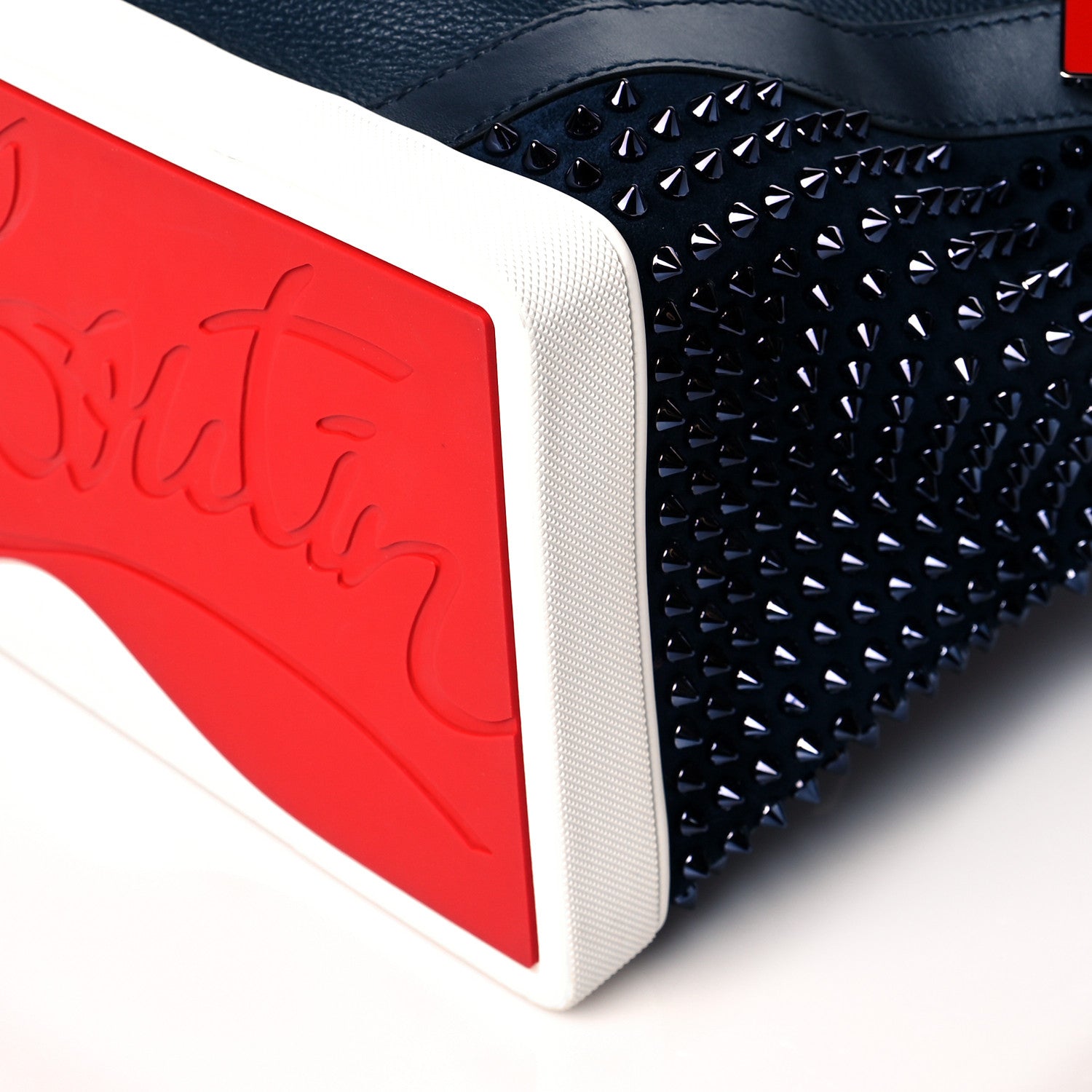 Christian Louboutin Calfskin Spiked Explorafunk Backpack Marine 8 of 9