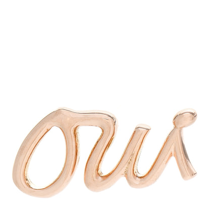 Tiffany 18K Rose Gold Graffiti Oui Single Earring 1 of 6