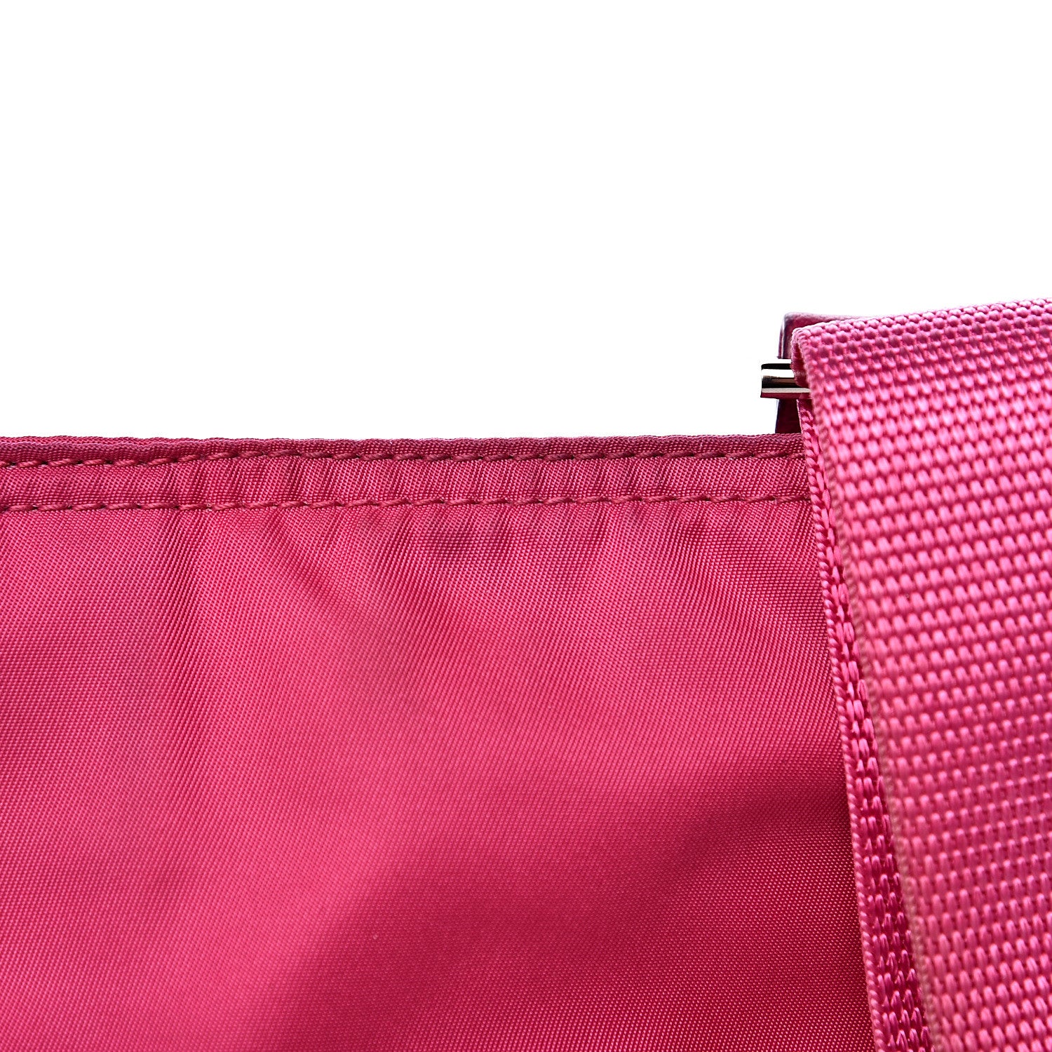Prada Nylon Vela Flat Messenger Bag Fuxia 11 of 12