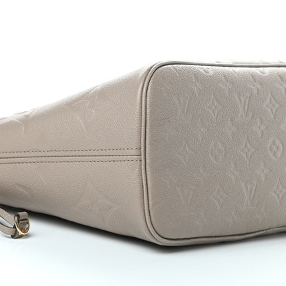 Louis Vuitton Empreinte Monogram Giant Neverfull MM Tourterelle 8 of 9