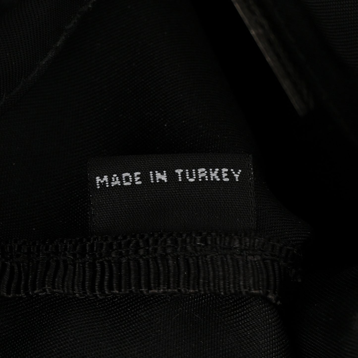 Nylon Vela Drawstring Pouch Black