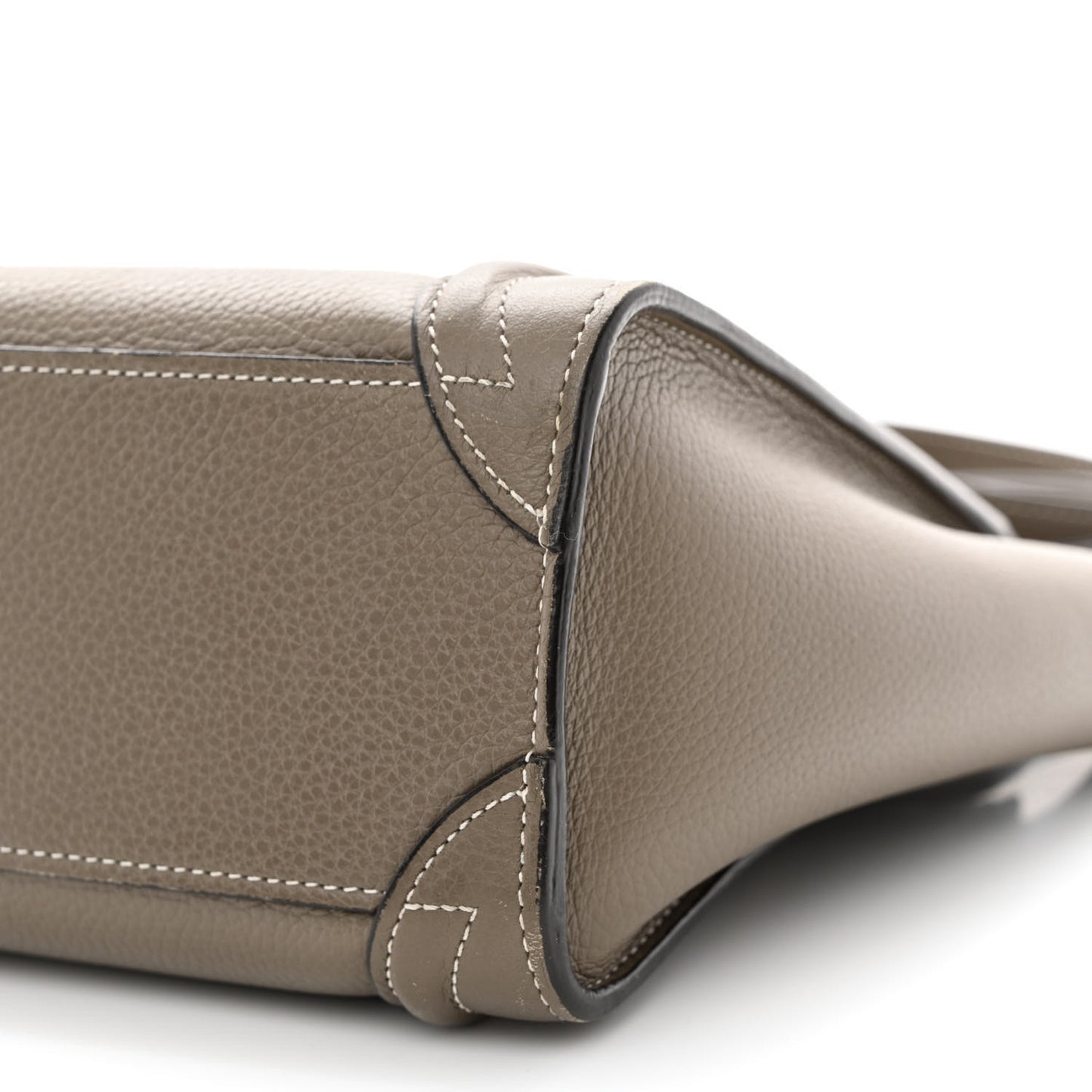 Drummed Calfskin Nano Luggage Souris
