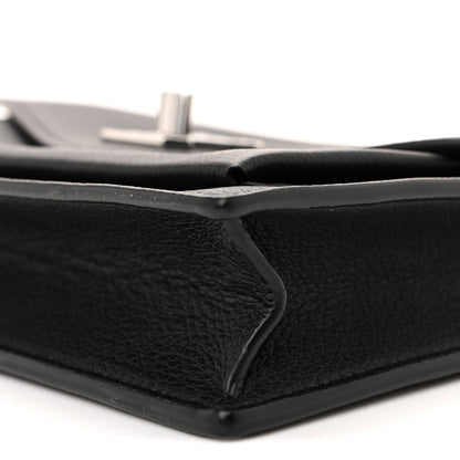 Louis Vuitton Soft Calfskin My Lockme Chain Pochette Black 9 of 9