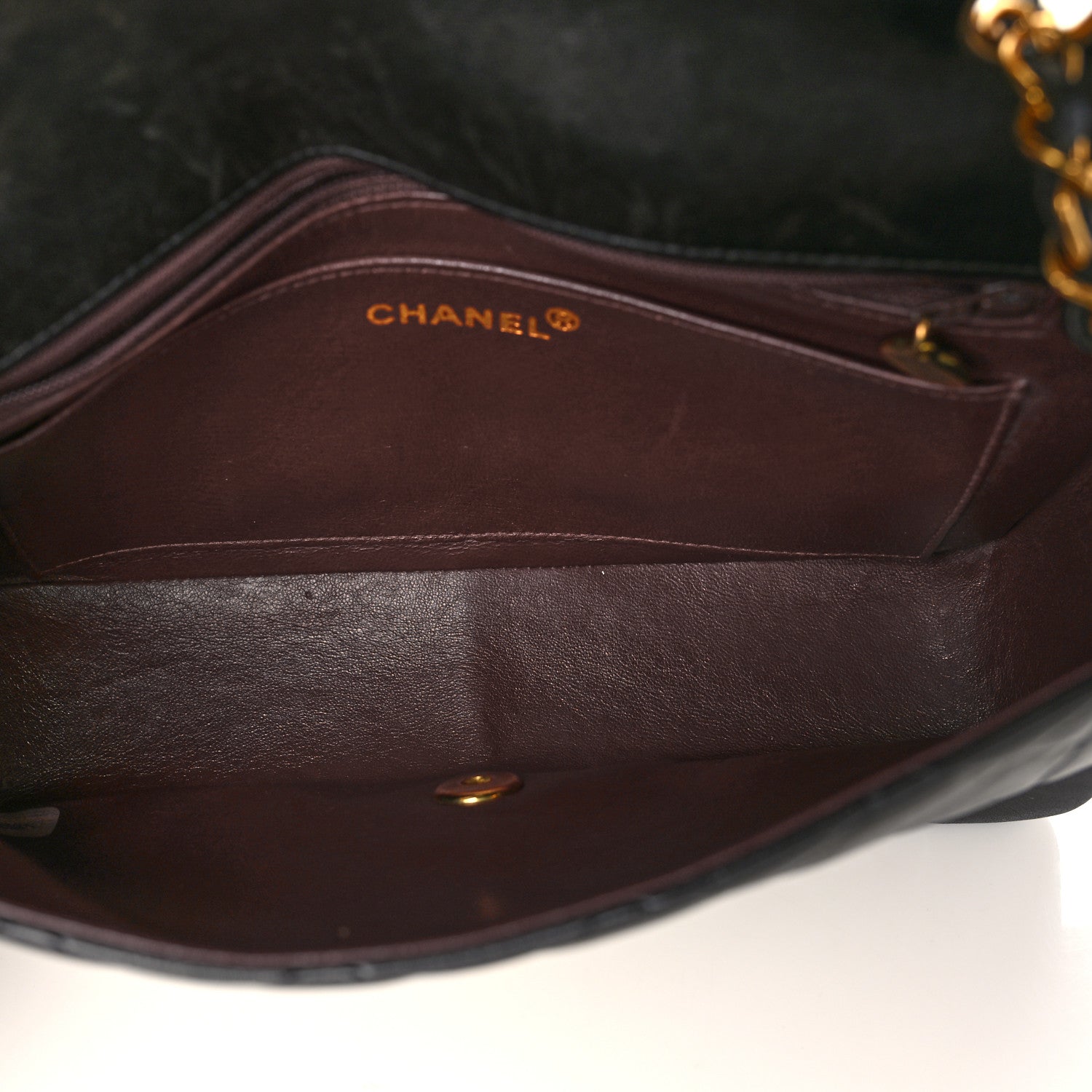 Chanel Lambskin Quilted Medium Single Flap Black 5 of 11