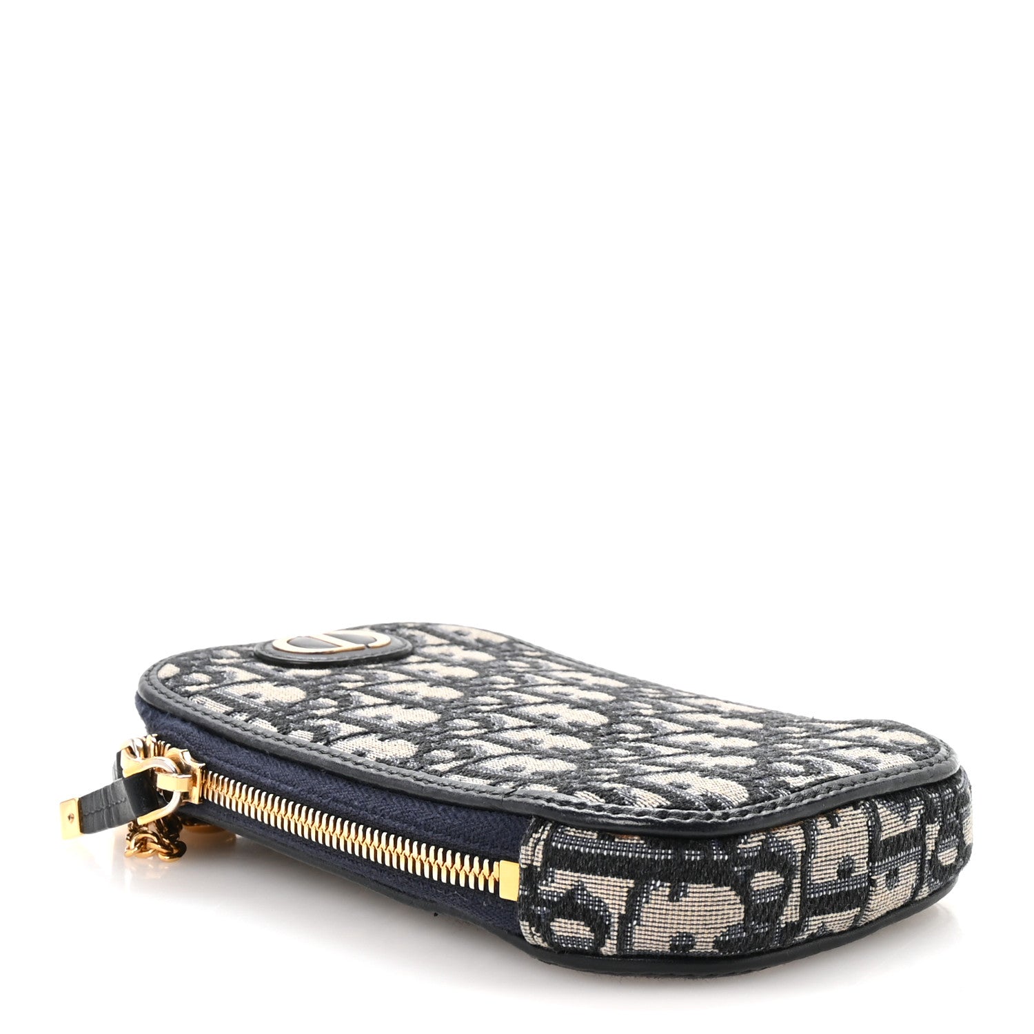 Christian Dior Oblique 30 Montaigne Phone Holder Blue 4 of 11