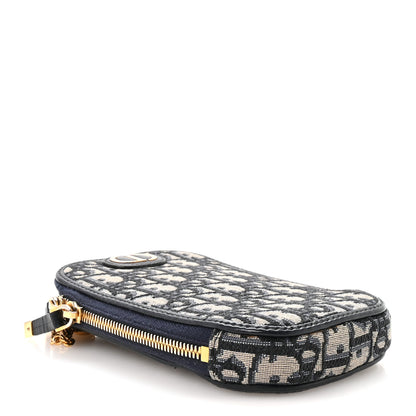 Christian Dior Oblique 30 Montaigne Phone Holder Blue 4 of 11