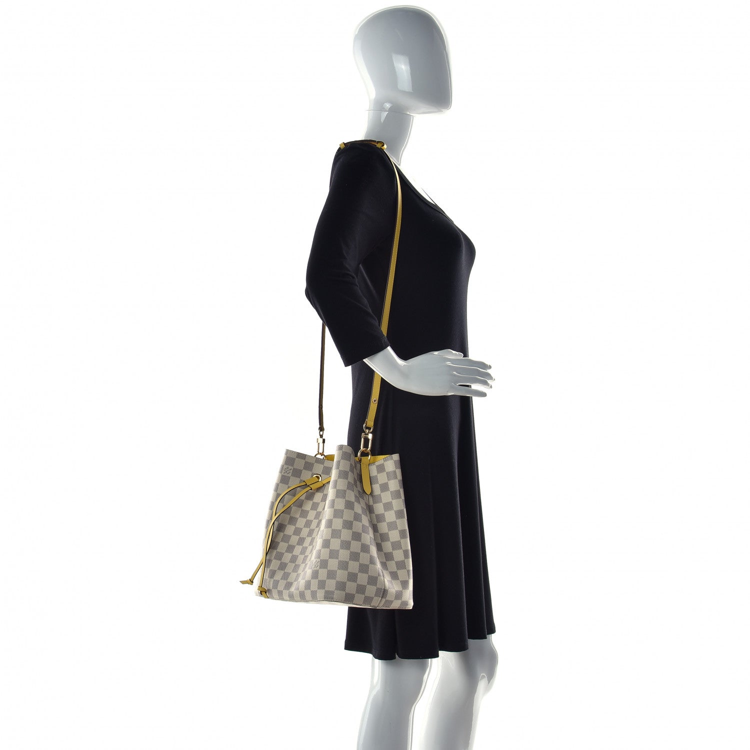 Louis Vuitton Damier Azur Neonoe MM Pineapple 2 of 11