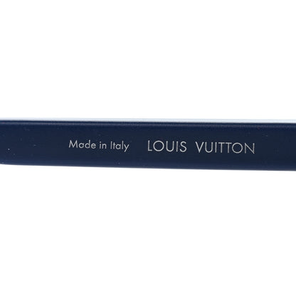 Louis Vuitton Acetate Monogram Waimea Sunglasses Z2328W Blue 5 of 8