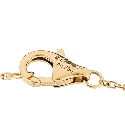 Cartier 18K Yellow Gold Diamond Chrysoprase Amulette de Cartier Bracelet 4 of 5
