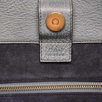 Chloe Smooth Calfskin Medium Milo Shopping Tote Cloudy Blue 6 of 11