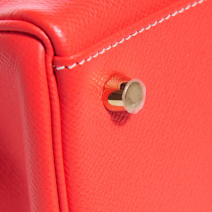 Hermes Epsom Verso Kelly Retourne 35 Rose Jaipur Gold 29 of 29